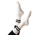 Cotton Anti Slip Yoga Socks Silicon Rubber Socks Excellent Stretch Breathable Premium Socks