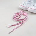 Custom Shoe Laces Strings Small Weave Woven Designer Shoelaces Aglet Quality Polyester Quality Shoelaces Shoes Strings