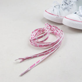 Custom Shoe Laces Strings Small Weave Woven Designer Shoelaces Aglet Quality Polyester Quality Shoelaces Shoes Strings