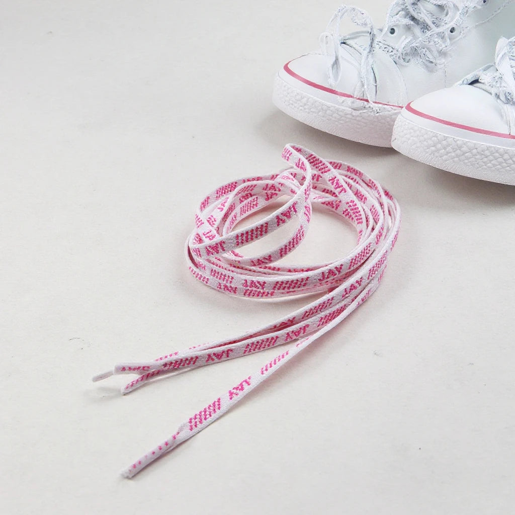 Custom Shoe Laces Strings Small Weave Woven Designer Shoelaces Aglet Quality Polyester Quality Shoelaces Shoes Strings