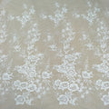 Embroidery Flower Lace Fabric French Chantilly Lace Fabric for Wedding Dress Lace