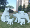 White Bear Sculpture for Garden
