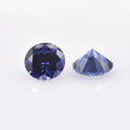 Tanzanite Loose Stones Sale Blue Cubic Zirconia 6.5mm Round Lab Grown Stones for Jewelry Accessory