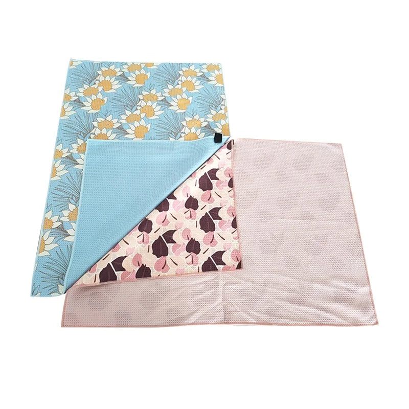 Diy Household Waffle Weave Microfiber Towels bleach Safe Salon Towel Waffle Microfiber Size 26 X16