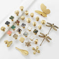 Hot Sale Furniture Drawer Kitchen Cabinet Brass Knobs and Pulls Gold