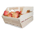 Large Pine Wood Storage Crate Removable Vegetable Fruit Box Rustic Kitchen Organizer