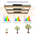 HIGN PPFD 600w Led 5000k&3000k 385 nm Uv Led Grow Light bar Full Spectrum  for Indoor Vegetable