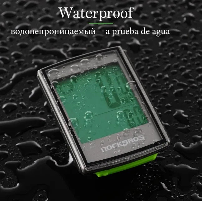 Waterproof Wireless Bike Speedometer Digital LCD Backlight Odometer Stopwatch Smart Bicycle Computer