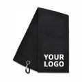 Promotional Micro Fiber Golf Towel Waffle Small Towels for Golf Towels With Hook