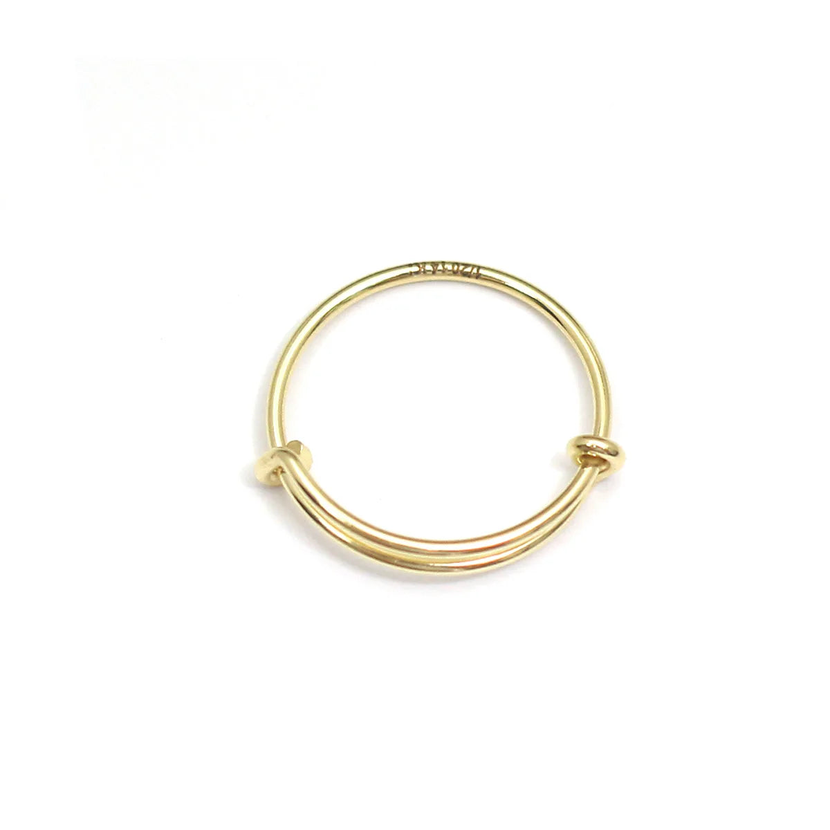 Beadsnice Gold Filled Smooth Hoopb Ring Women's Jewelry Round Cute Gift ID40069 40070 40071 40072 40073 40077 40078