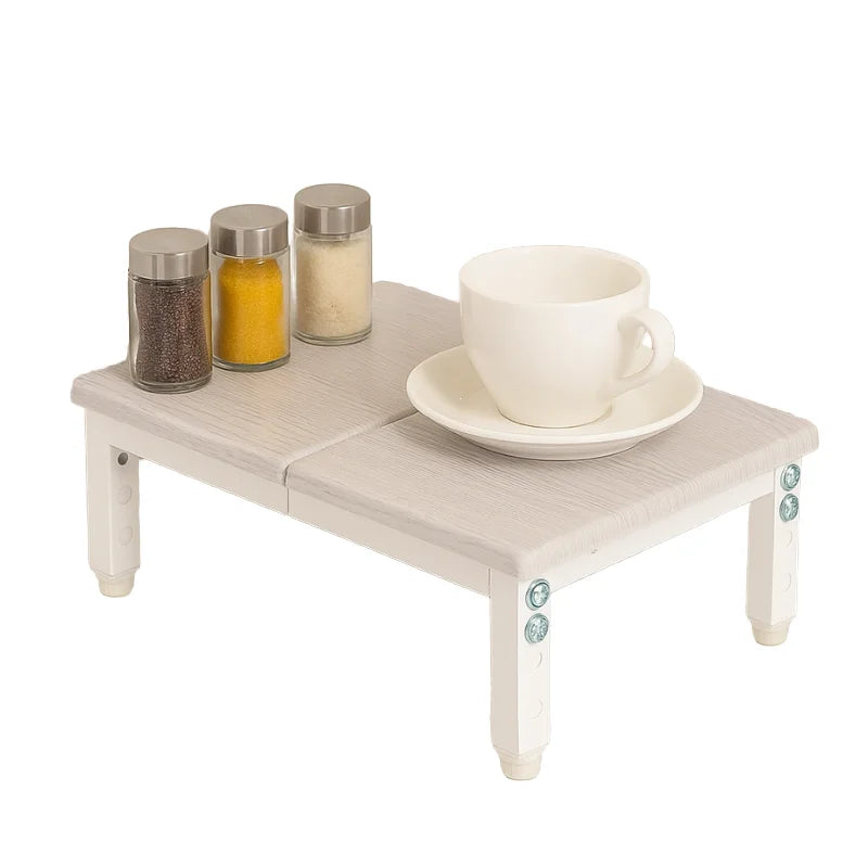 Modern Standing Type Kitchen Storage Solution with Expandable Metal Rack Shelf