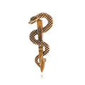 Wholesale Fashion Accessories Metal Animal Brooch Pin Retro Snake Brooches for Clothes Decoration