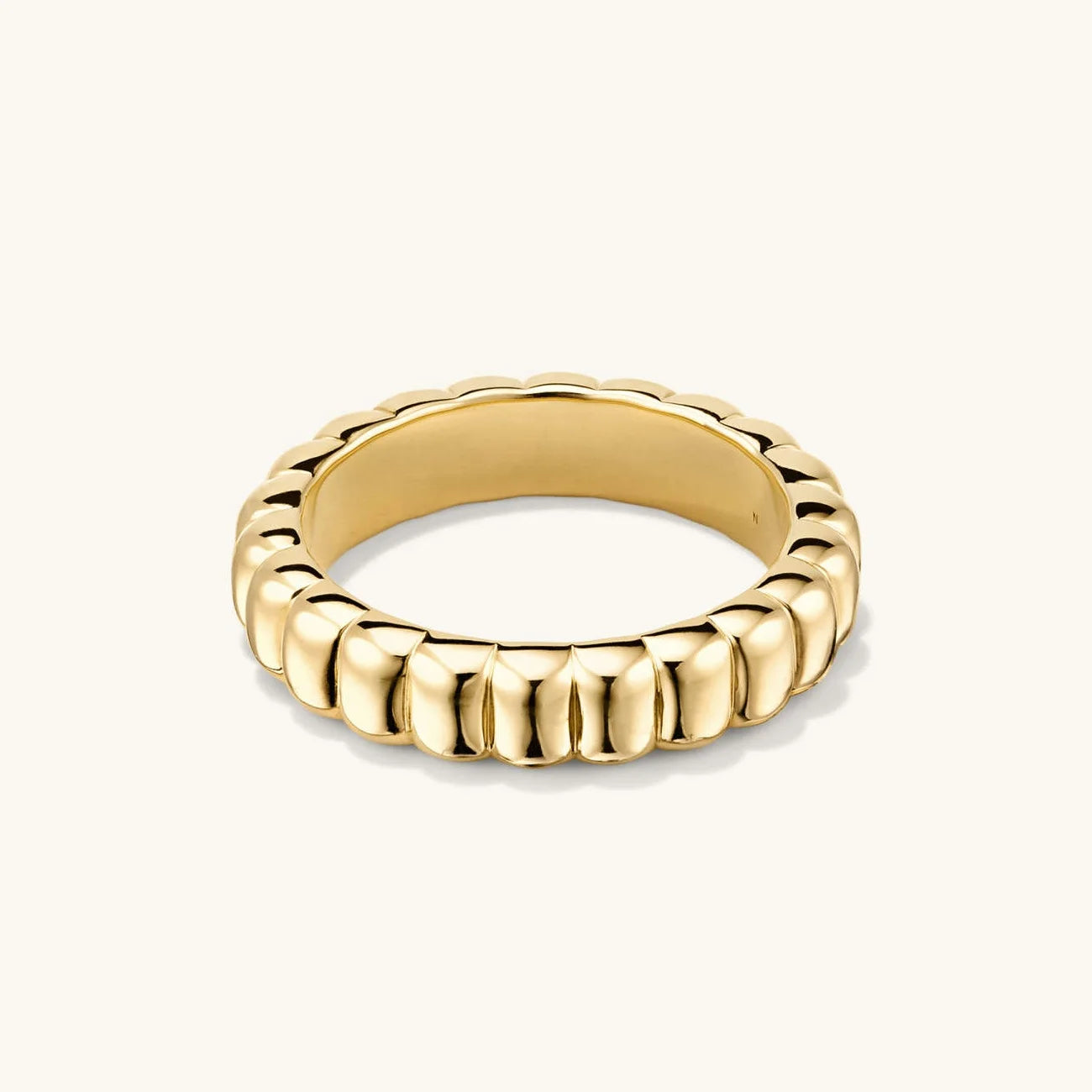 LOZRUNVE 925 Sterling Silver Jewellery Plain Silver Gold Filled Minimalist Ring Women
