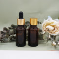 50ml Frosted Round Cosmetics Hair Oil Bottles 100ml 1 Ounce Glass Bottles Amber Glass Dropper Bottle