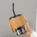 Fashion PU Leather Mug Holder Heat Resistant Coffee Glasses Cup Leather Cover Handmade Custom Glass Mug Water Cup Holder