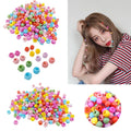100pcs/bag Hair Braids Maker Beads Headwear Cute Candy Colors Plastic Hairpins Hair Claw Clips for Women Girls Hair Accessories