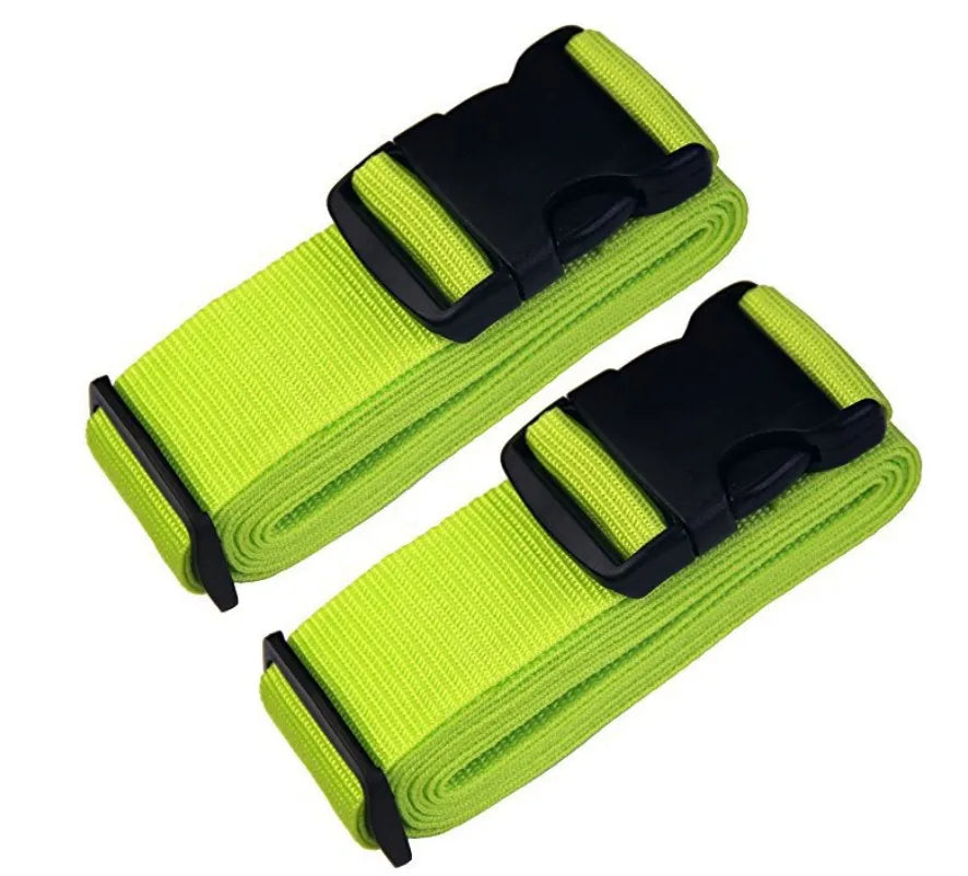 Adjustable Polyester Nylon Cotton Luggage Strap PP Plastic Buckle Fabric Suitcase Belt Tag Bags Special Bag Parts Accessories