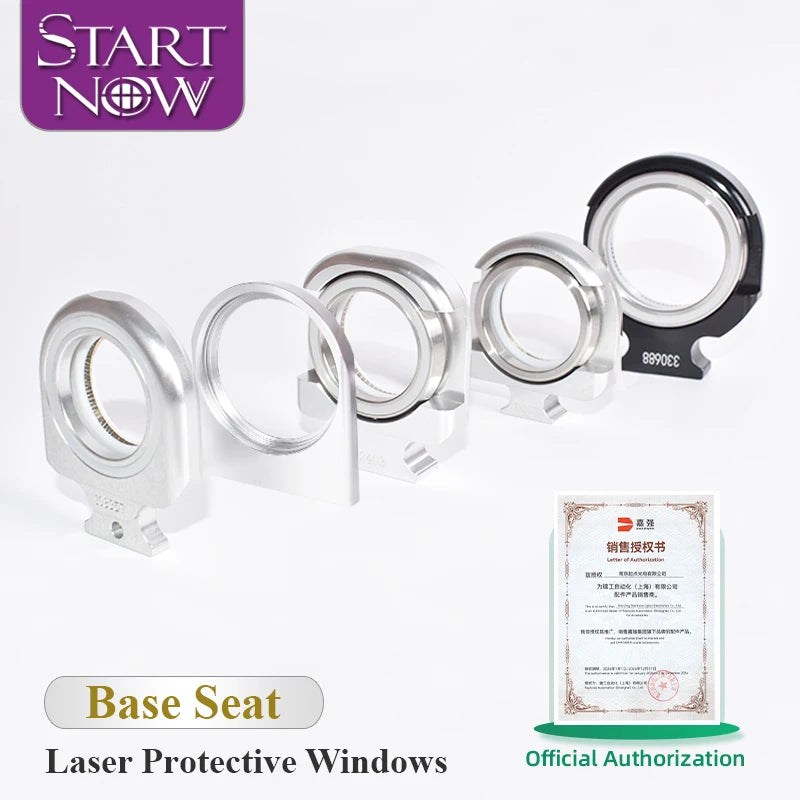 Startnow 28*4 Laser Protective Window Base Seat for Raytools Original BT240S BM110 BM115 Upper Lower Drawer Seal Ring Spare Part