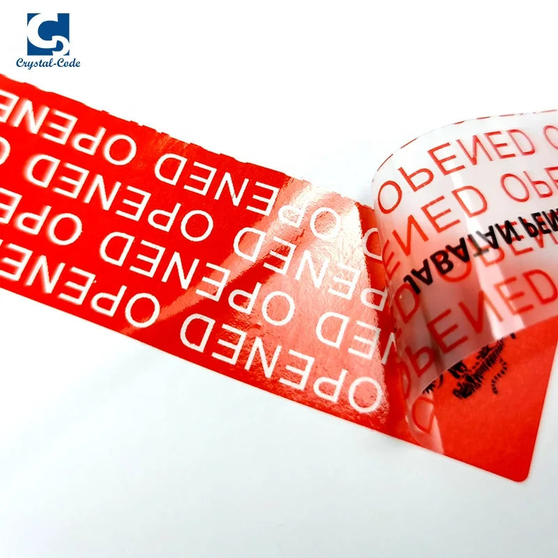 Prevent Tearing Roll Printer to Warranty Sticker Sublimation Paper Sheet for Food Color Security Void Label