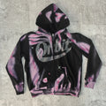 OEM Blank Heavyweight Sun Faded Zip up Hoodies Streetwear French Terry Cotton Black Zipper Rhinestone Acid Wash Hoodie