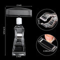 Display Price Holder Plastic Sign Holder Clips Swivel Price Signs Rotatable Rack Shelf Price Clips for Merchandise