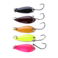 Wholesale SP214 3cm 2.6g Metal Spinner Baits Spoon Fishing Lures with Single Hook