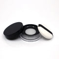 Round Clear Empty Powder Packaging Container Case Box Plastic Loose Powder Jar 10g 12g 15g Wth Sifter