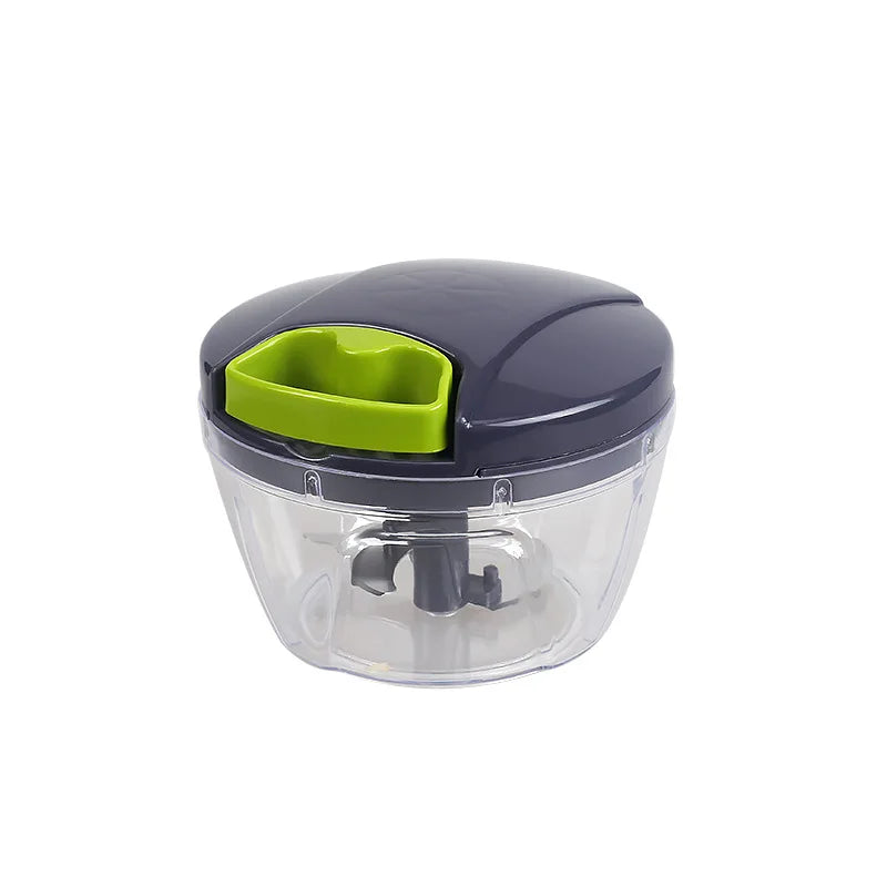 Manual Vegetable Chopper Food Processor Portable Hand Pull String Garlic Mincer Onion Cutter