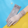 Fashionable Breathable Elegance Sunscreen Women Summer Lace Gloves