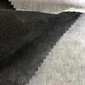 High Quality Black 25-250gsm Fusible Adhesive Double Dot Non Woven Interlining Fabric for Suits Coats Jackets