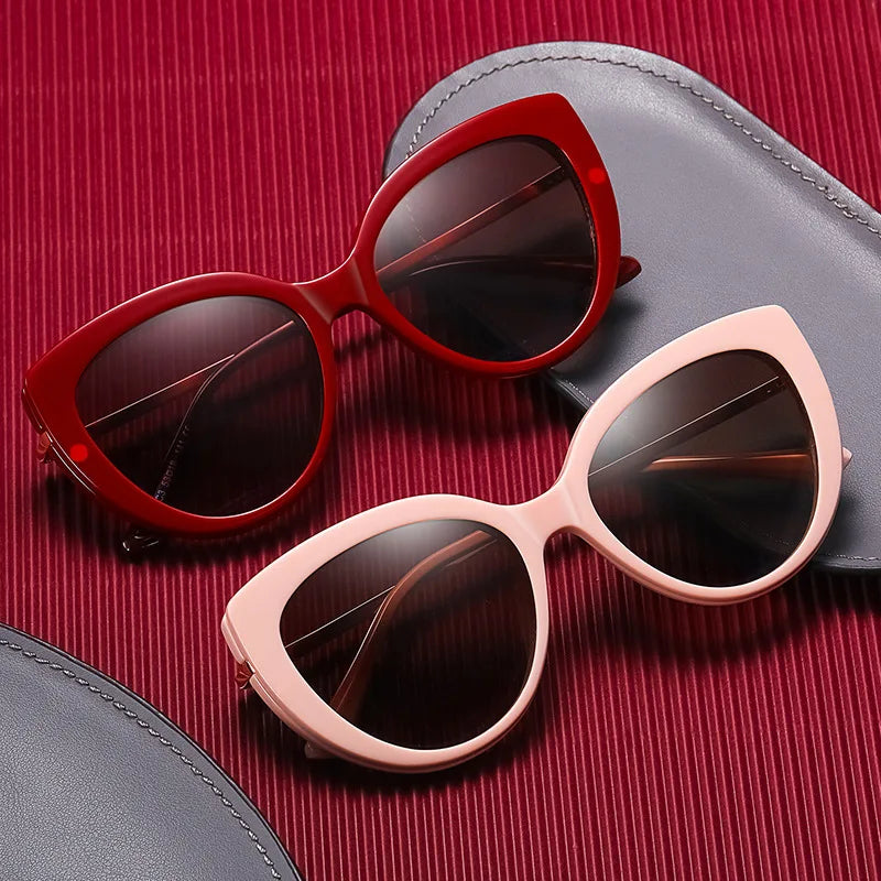 New Double Color Tr90 Eye Polarized Clip on Sunglasses Blue Light Blocking Myopia Glasses Female Eyeglass Frame