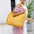 New Arrival Big Extra Large Capacity Durable Multi Function Multi Pockets Custom Shopping Plain Canvas Cotton Tote Bag With Zip