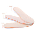 1.5cm/2.5cm/3.5cm Height Increase Breathable EVA Insoles for Men and Women Full Shoe Elevator Insoles