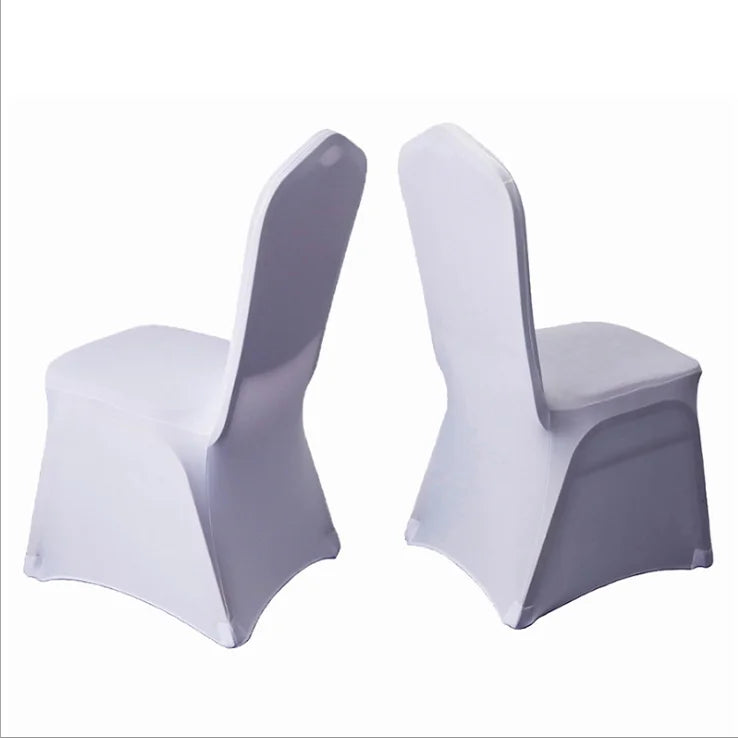 Wholesale Chiavari Spandex Chair Slipcovers Elastic Polyester Chavari Chair Covers for Weddings Hotels and Parties Plain Dyed