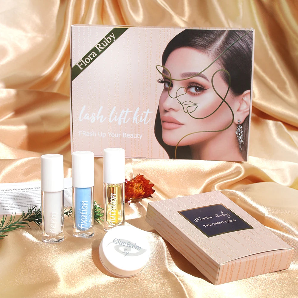 Private Label Keratin Boosted Lash Lift Kit Brow Lamination Professional Eyelash Perm Solution Semi-Permanent Curling