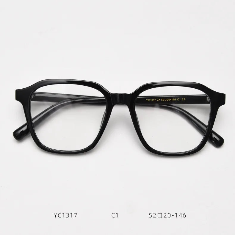 Vintage TR90 Anti Blue Light Glasses Frame Unisex Oval Myopia Optical Frame Prescription Eyeglasses Women Men Retro Eyewear