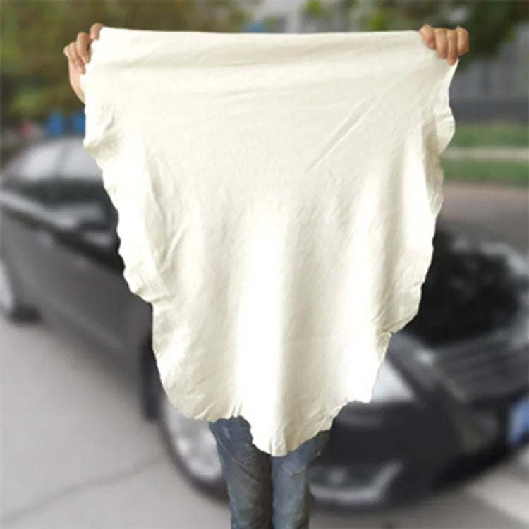 Genuine Sheepskin Material Natural Chamois Leather Car Cleaning Cloth Drying  Towel Sheepskin Leather Chamois Cloth