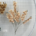 SPR Floral Arch Artificial Latex Orchid Flowers Rose Head Wedding Home Decoration Silk Arrangement Plastic Peony
