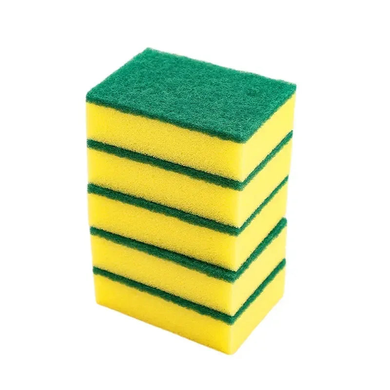 Heavy Duty Scrub Sponge Cleaning Scrub Sponge Stink-Free Sponge Effortless Cleaning Eco Scrub Pads for DishesPots