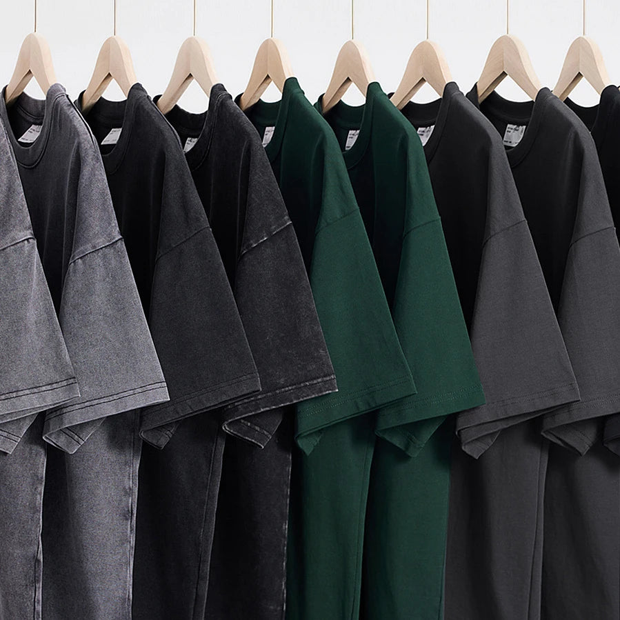 Wholesale Embroidered Blank Plain Unisex T-Shirts Custom Embroidery Print Logo Streetwear Black T Shirt for Women Men