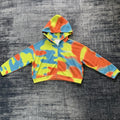 DENIMGUYS Unisex Oversized Zip up Waffle Hoodies Men Embroidery Logo DTG Printed Hoodie