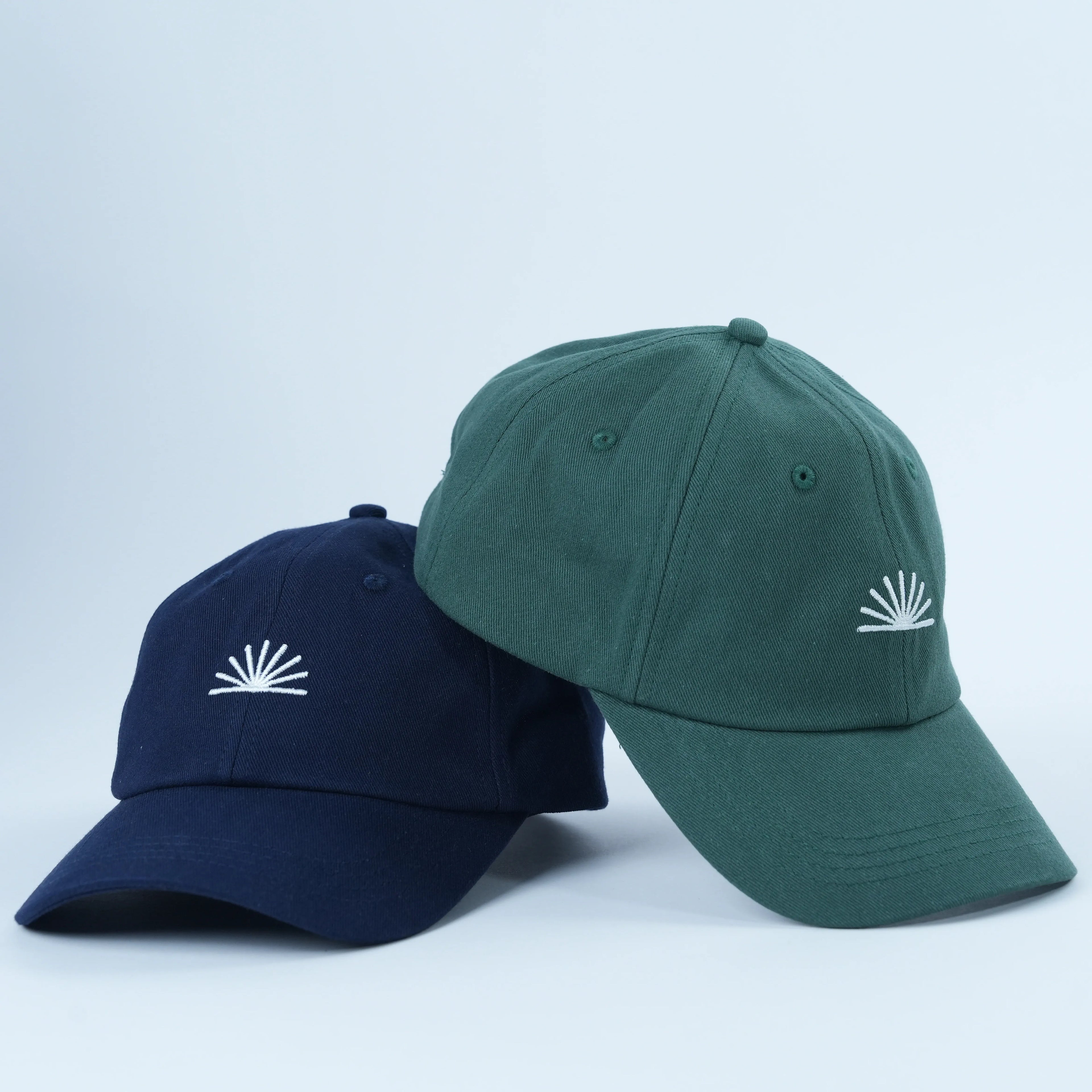 Navy Blue Custom Baseball Caps High Quality Cotton Twill Dad Hats with Embroidered Logo Unstructured Sporty & Formal Hat