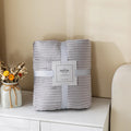 Flannel Blanket Sofa Blanket Super Soft Plush Cozy and Lightweight Warm Bed Blanket for All Season