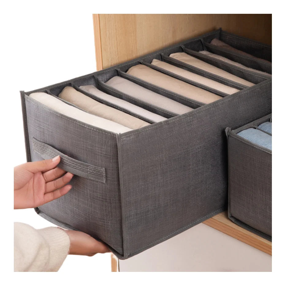 Closets Clothes Organizer Pants Jeans Storage Box Cabinet Organizer Drawers Underwear Socks T-Shirt Wardrobe Storage Organizers