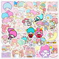 50PCS Japanese cartoon kawaii sticker gaming skateboard toy bottle laptop family stickers for car