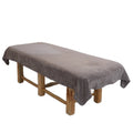 Super Soft Skinfriendly Brown 230X120cm Towel Sheet Nano Velvet Flat Massage Table Sheets Massage Table Cover SET