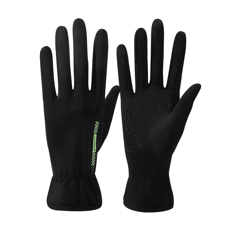 Fashion Reflective logo Hiking Anti slip Mens Summer Bike Sports Cycling Gloves