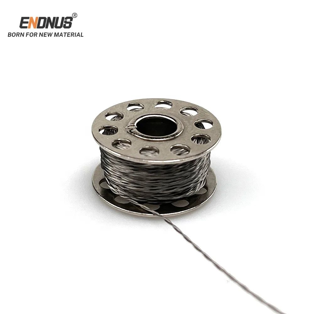 Filament Thick 12um Stainless Steel Electrically Heating Electric Conductive Threads