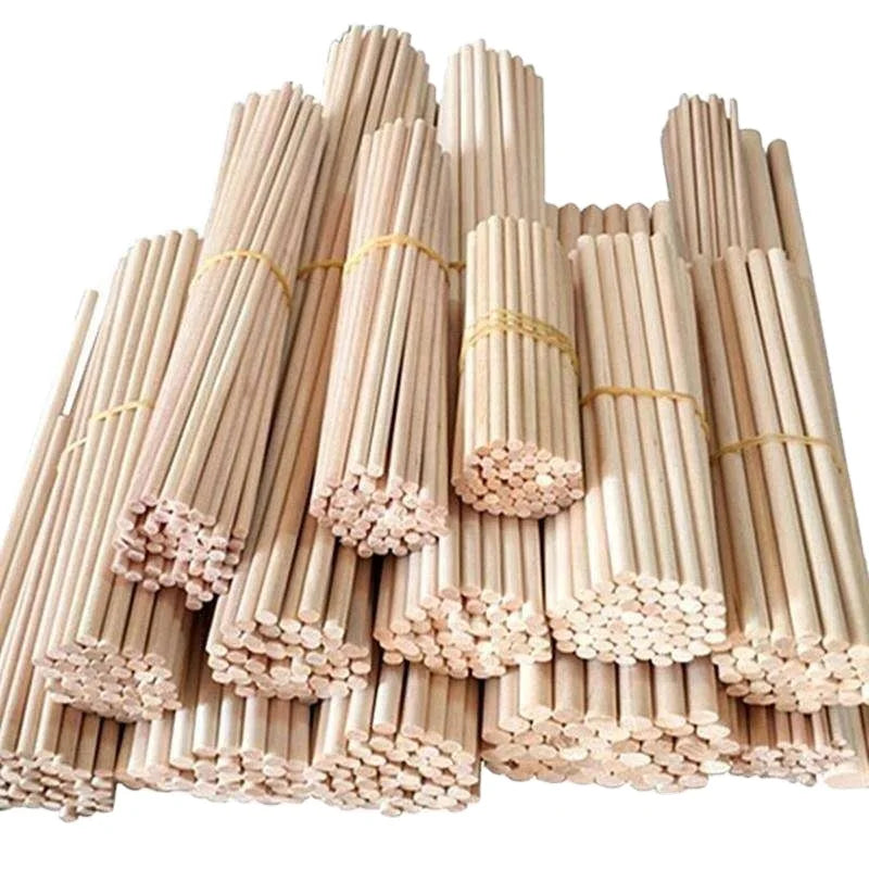 15 mm DIY round Wood Stick Polished Home Decoration Logo Model Nautical/Cross Art Style for Gift or Wall Decoration