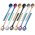 Creative Cat Paw Metal Spoon Stainless Steel  Tea/dessert/ice Cream/coffee Small Mixing Spoon